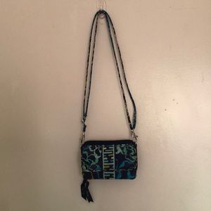 Vera Bradley all in one cross body wallet